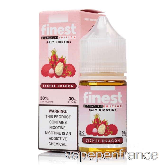 Lychee Dragon - La Meilleure édition Signature Salt Nic - 30 Ml 30 Mg Stylo Vape